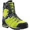 Haix Unisex Chainsaw Protective Boots, 9 4.2 in., Steel Toe, 8 in H, Lime Green, HXPG HXPG-9 - alternate 1